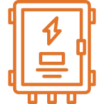 Hand with tools and gear icons.